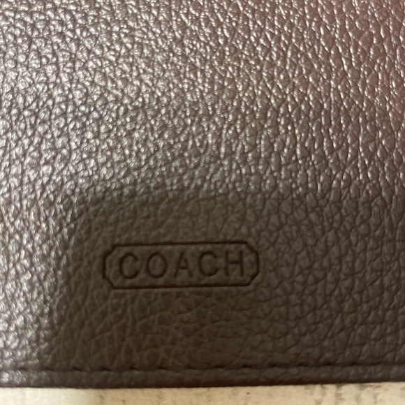 Coach Dark Brown Leather Accessory - Picture 3 of 4